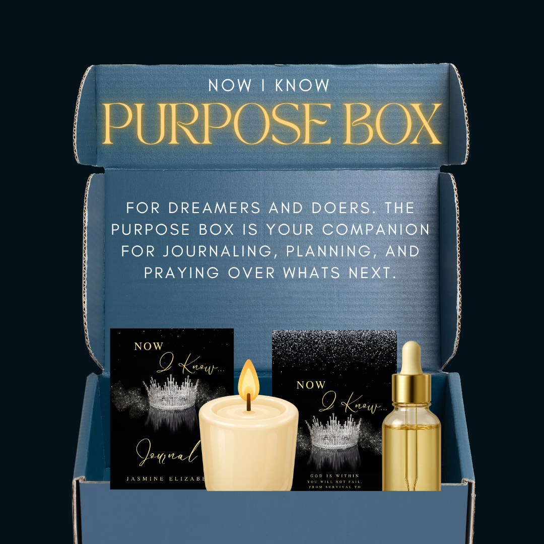 now i know i am worthy box now i know i am purpose box